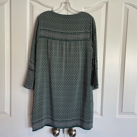 Madewell Starland Boho 💯% Silk Dress Size M EUC - Picture 5 of 14